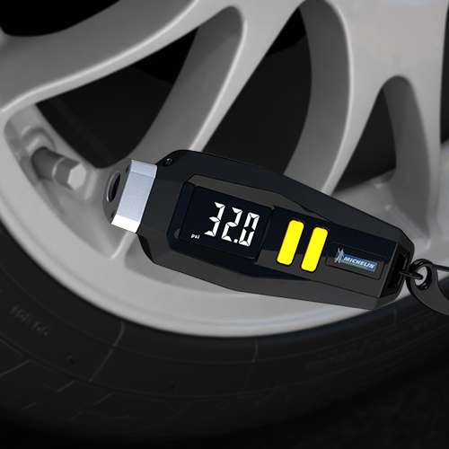 Michelin Tyre Pressure Gauge with Keyring